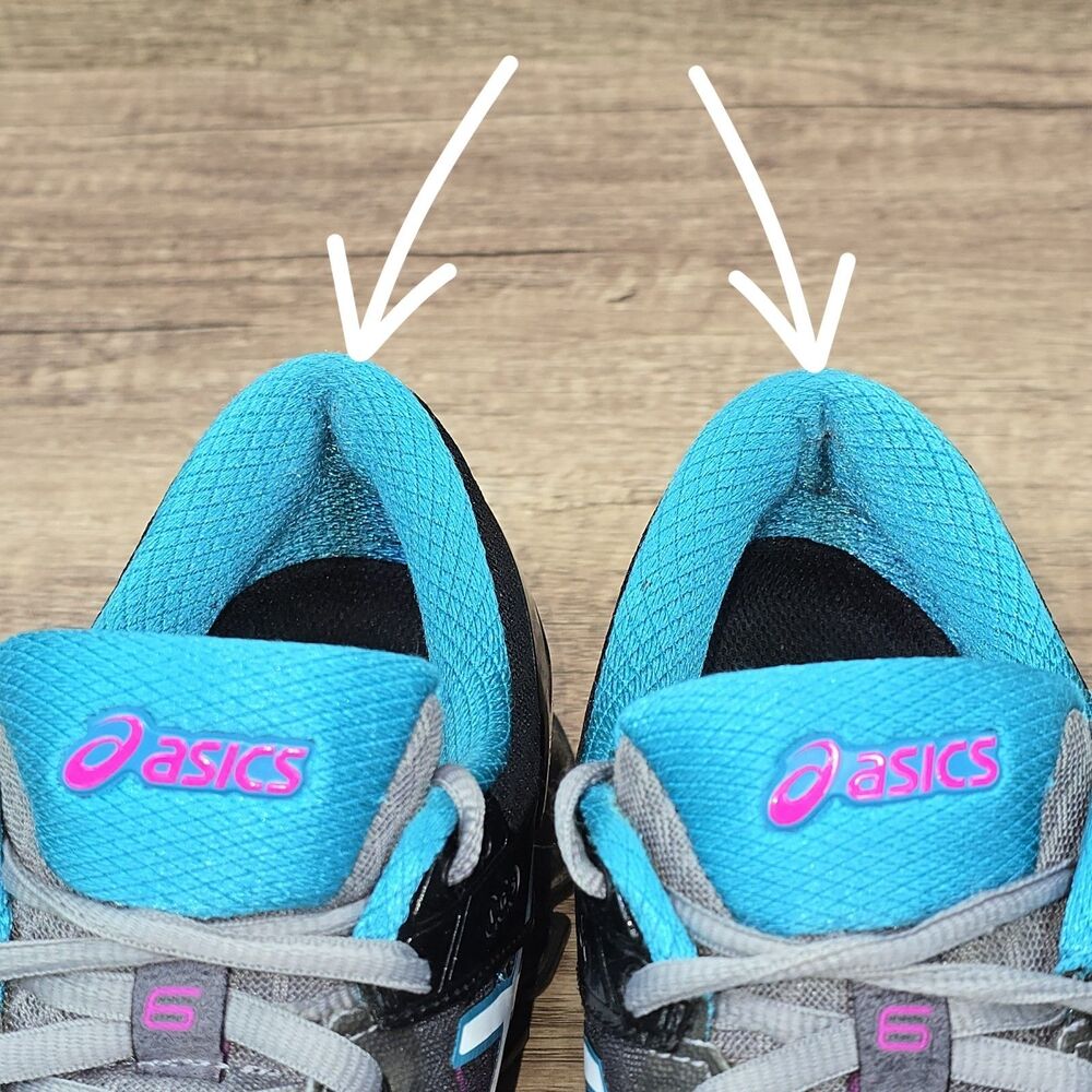 ASICS Gel-Kinsei 6 Women's Size 7.5 Black Gray Pink Blue Running Shoes (T694N) - Picture 3 of 13
